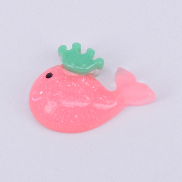 

PandaHall Transparent Resin Cabochon, Dolphin, Pearl Pink, 17.5x24.5x5.5mm Resin Dolphin Pink