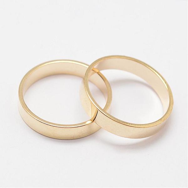 

PandaHall Rack Plating Brass Linking Rings, Circle Frames, Golden, 20mm Brass Ring