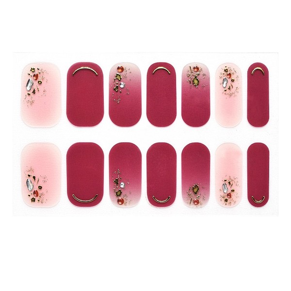

PandaHall Full Cover Nombre Nail Stickers, Self-Adhesive, for Nail Tips Decorations, Brown, 24x8mm, 14pcs/sheet Paper Others Brown