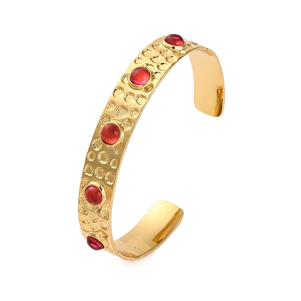 Bracelets manchettes en laiton plaqué rack pour femmes
