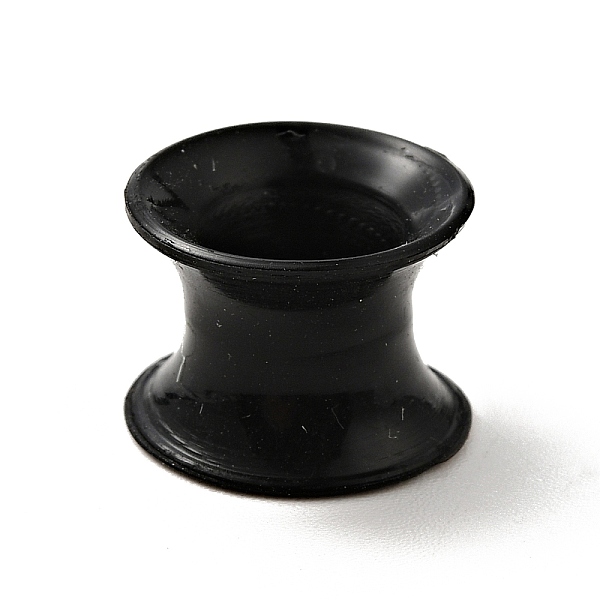

PandaHall Silicone Ear Plugs Gauges, Tunnel Ear Expander for Men Women, Black, 9x12mm, Pin: 8mm Silicone Black