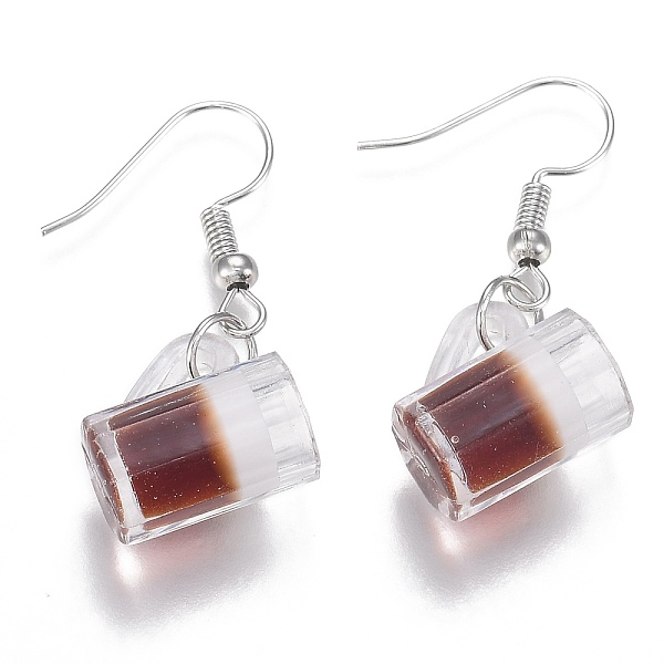 Resin Draft Beer Dangle Earring