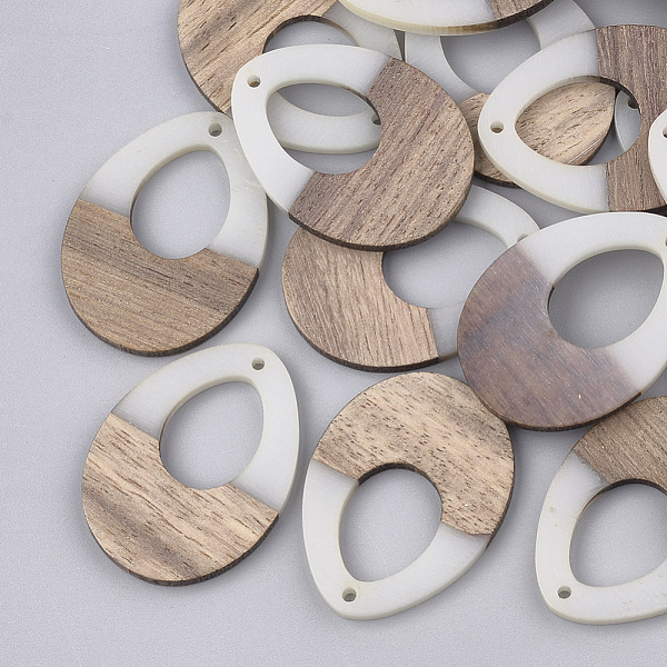 Resin & Wood Pendan… - image