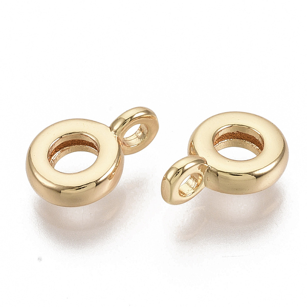 

PandaHall Brass Tube Bails, Loop Bails, Bail Beads, Nickel Free, Real 18K Gold Plated, 10x7x3.5mm, Hole: 1.8mm, Inner Diameter: 3mm Brass...