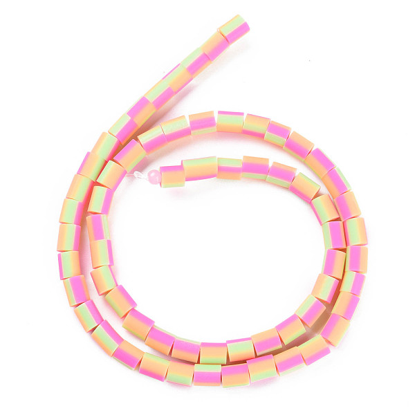 

PandaHall Handmade Polymer Clay Bead Strands, Column, Light Salmon, 5x2.5~6.5mm, Hole: 1.6~1.8mm, about 62~68pcs/strand, 15.28 inch~15.55...
