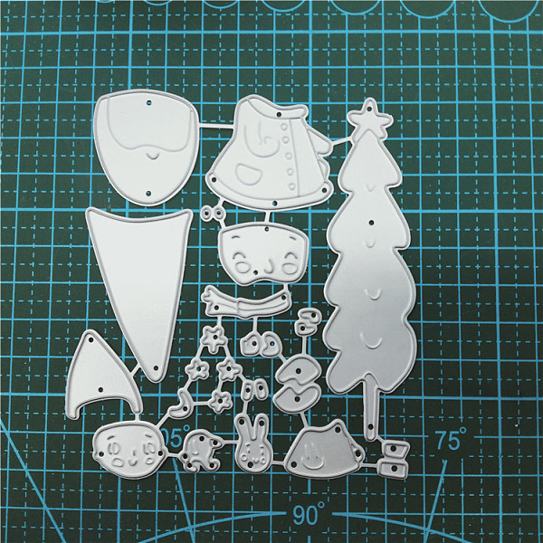 

PandaHall Carbon Steel Cutting Dies Stencils, for DIY Scrapbooking/Photo Album, Decorative Embossing DIY Paper Card, Human, Matte Platinum...