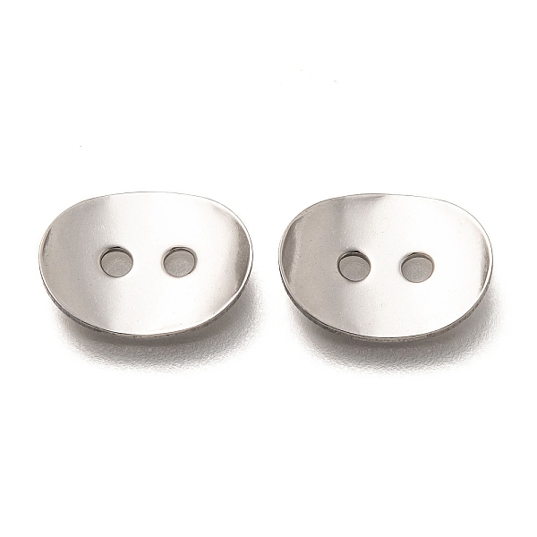 

PandaHall 304 Stainless Steel Links Connectors, Oval, Stainless Steel Color, 10.5x14x2mm, Hole: 1.8mm 304 Stainless Steel Oval
