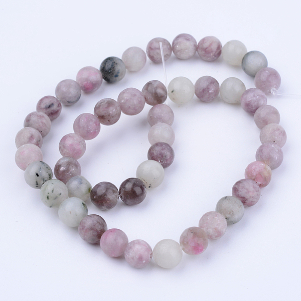 Natural Lilac Jade Beads Strands