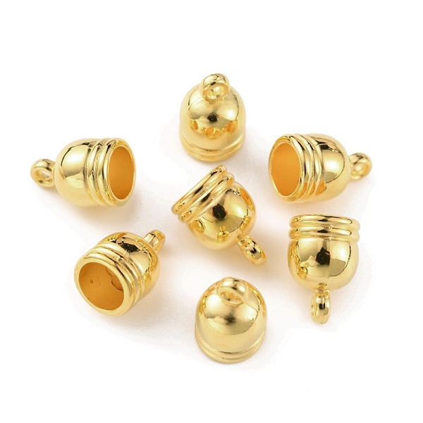 

PandaHall CCB Plastic Cord Ends, End Caps, Golden, 12.5x8.5mm, Hole: 1.8mm, Inner Diameter: 6.5mm Plastic
