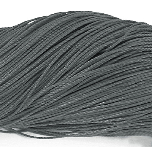 

PandaHall Round Waxed Polyester Cord, Taiwan Waxed Cord, Twisted Cord, Slate Gray, 1.5mm, about 415.57 yards(380m)/bundle Waxed Polyester...