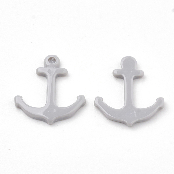 

PandaHall Resin Cabochon Rhinestone Settings, Anchor, Gray, Fit for 1mm Rhinestone, 20x18x2.5mm Resin Anchor & Helm Gray