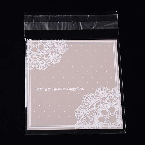 

PandaHall Rectangle OPP Cellophane Bags, Pink, 13.6x9.7cm, Unilateral Thickness: 0.035mm, Inner Measure: 10.5x9.7cm, about 95~100pcs/bag OPP...