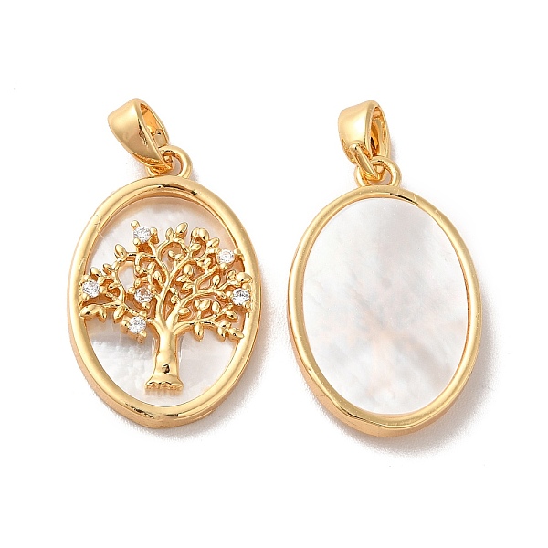 Brass Shell Pendants - image