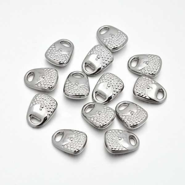 

PandaHall CCB Plastic Lady Bag Charms, Platinum, 15x11x5mm, Hole: 2x4mm Plastic Bag