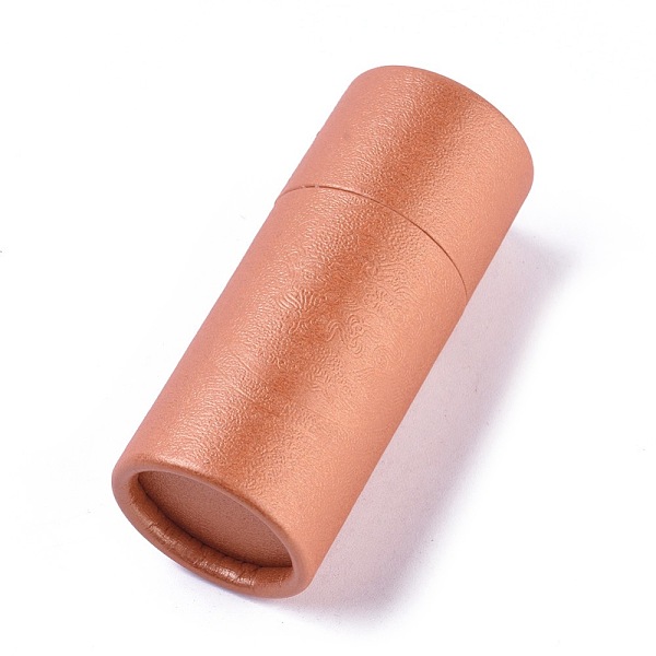

PandaHall Kraft Paper Packaging Boxes, For Pen Container and Tea Caddy, Tube, Orange, 8.5~8.6cm, Capacity: 10ml Paper Round Orange