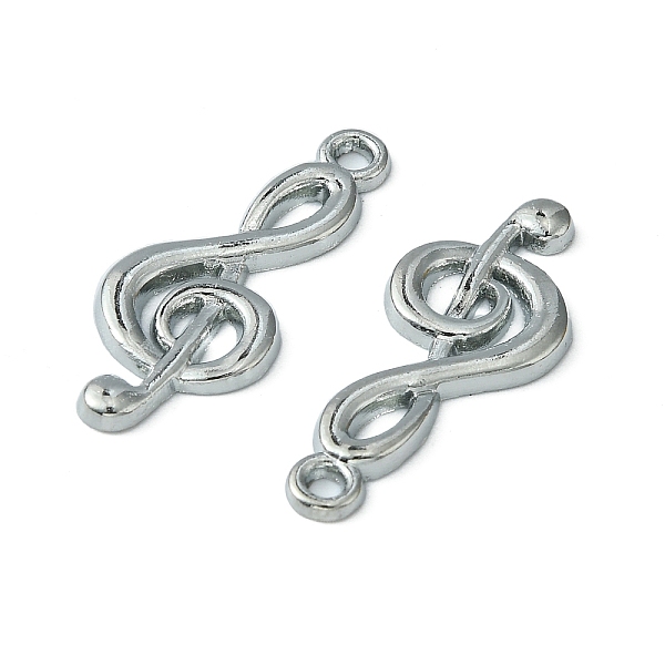 

PandaHall Alloy Treble Clef Pendants, Cadmium Free & Lead Free, Musical Note, Platinum, about 10mm wide, 26mm long, 2mm thick, hole: 2mm...