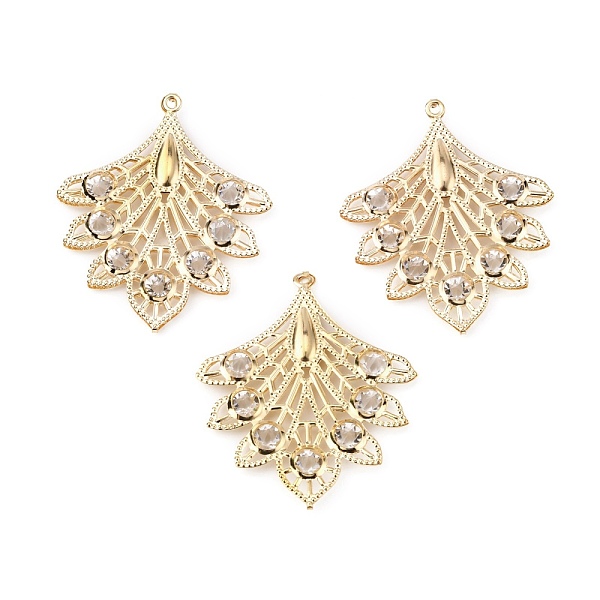 Iron Crystal Rhinestone Pendants