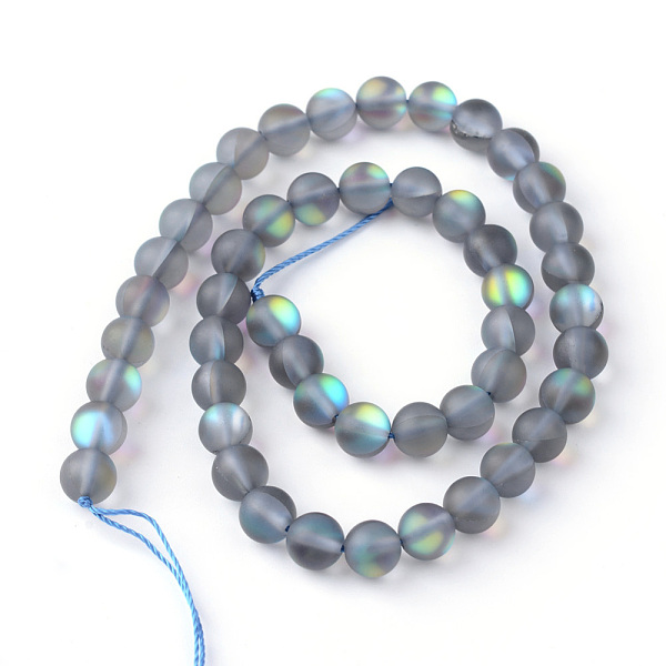 Synthetic Moonstone Beads Strands
