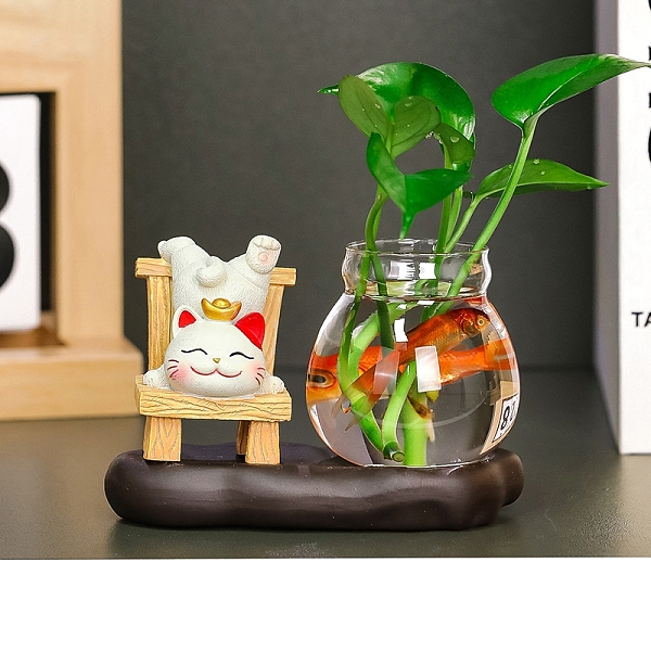 Resin Lucky Cat & G… - image