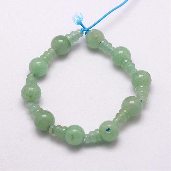 

PandaHall Natural Green Aventurine 3-Hole Guru Bead Strands, for Buddhist Jewelry Making, T-Drilled Beads, 16.5~18mm, Hole: 2~3mm, 2pcs/set...