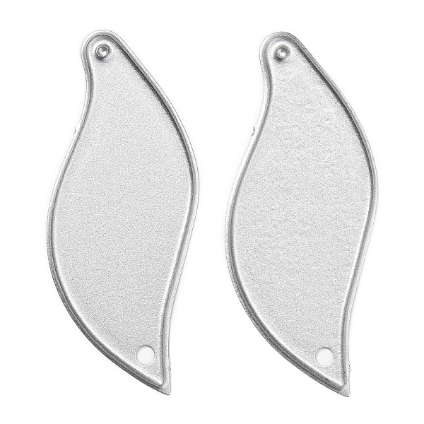 

PandaHall Carbon Steel Cutting Dies Stencils, for DIY Leather Making, Leaf, Matte Platinum Color, 46x18.42mm Carbon Steel