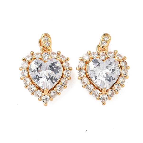 Brass Micro Pave Cl… - image