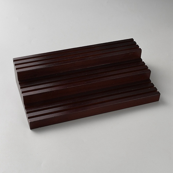 3-Ladder 9-Slot PineWood Display Holder for Commemorative Coin
