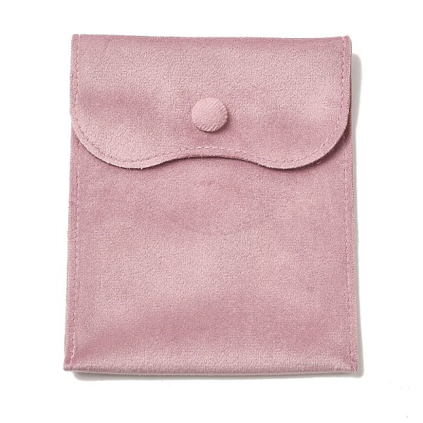 

PandaHall Velvet Jewelry Pouches, Jewelry Gift Bags with Snap Button, for Ring Necklace Earring Bracelet Storage, Rectangle, Flamingo..., Pink