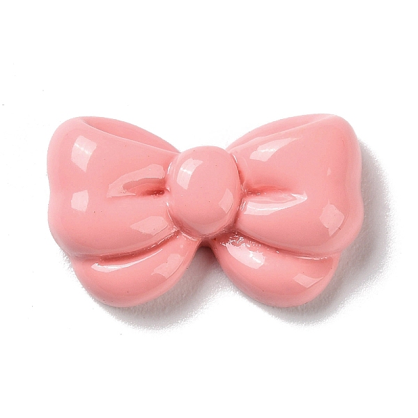 

PandaHall Opaque Resin Decoden Cabochons, Bowknot, Light Coral, 14x23x6.5mm Resin Bowknot