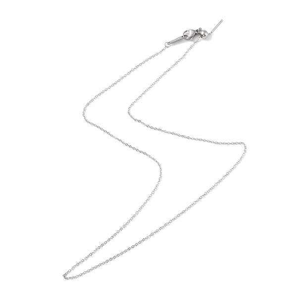 

PandaHall 304 Stainless Steel Cable Chain Necklace for Men Women, Stainless Steel Color, 9.92~18.86 inch(25.2~47.9cm) 304 Stainless Steel