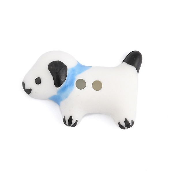 Dog Ceramic Buttons - image