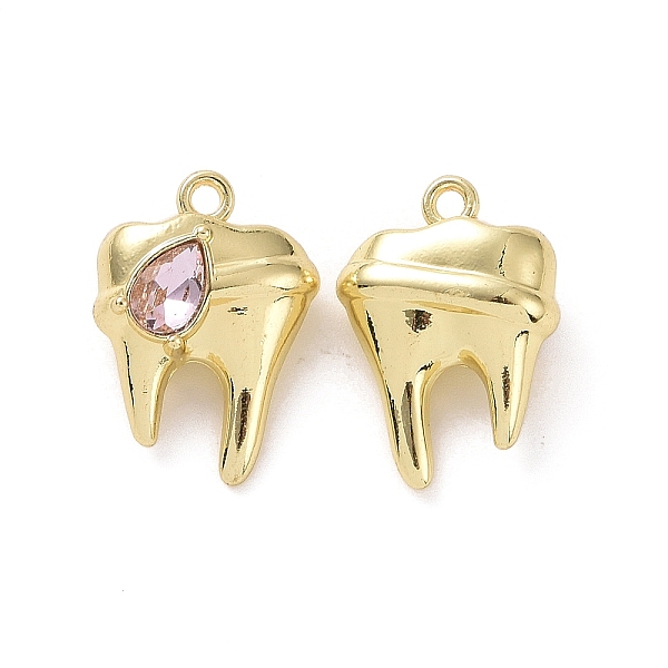 

PandaHall Rack Plating Alloy Glass Pendants, Cadmium Free & Lead Free & Nickle Free, Faceted, Tooth Charms with Teardrop, Light Gold, Pearl...
