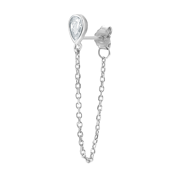 

PandaHall 925 Sterling Silver Tassel Earrings Moon/Flower Earrings Sterling Silver