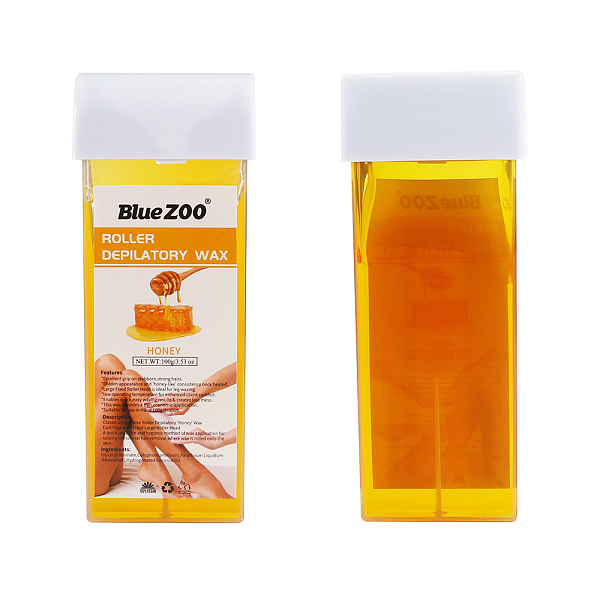 

PandaHall Hard Wax Beans, Body Hair Removal, Depilatory Hot Film Wax, Orange, 14x5.2x2.1cm, net weight: 100g Wax Rectangle