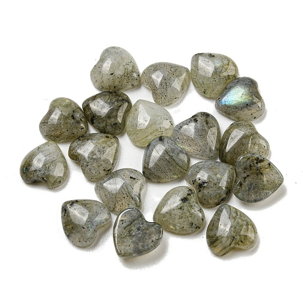 

PandaHall Natural Labradorite Cabochons, Heart, 8x8x3.5mm Labradorite Heart