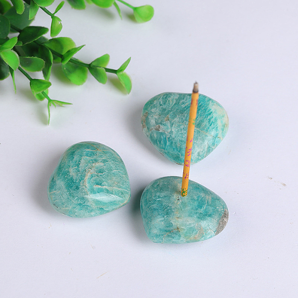 Natural Amazonite Gemstone Incense Burners