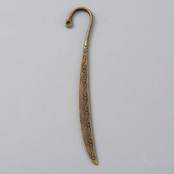 

PandaHall Alloy Hair Sticks, with Loop, Hair Accessories for Women, Antique Bronze, 120x20.5x3.5mm, Hole: 2.6mm Alloy