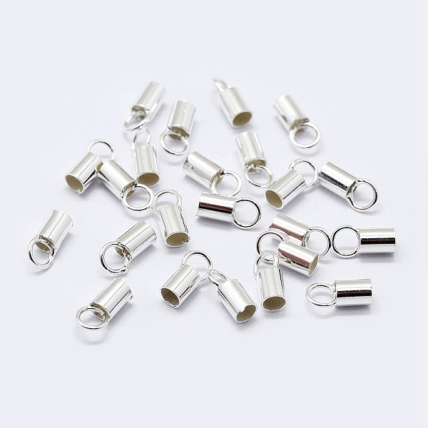 

PandaHall 925 Sterling Silver Cord Ends, Silver, 6.5x3mm, Hole: 2mm, Inner Diameter: 2.5mm Sterling Silver Silver