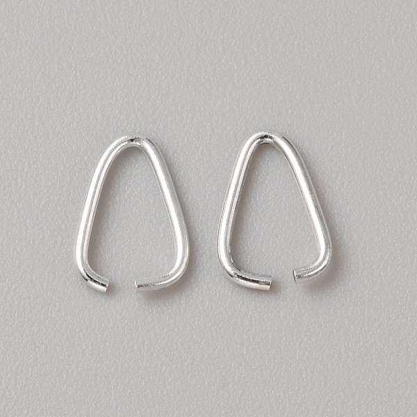 

PandaHall 925 Sterling Silver Triangle Jump Rings, Fit for Top Drilled Beads, Silver, 7x5x0.5mm, Inner Diameter: 6x4mm Sterling Silver...