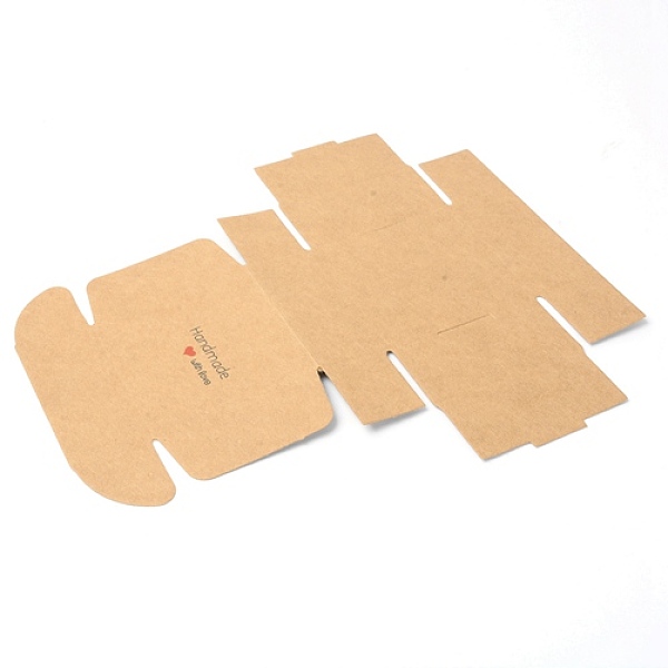 

PandaHall Paper Candy Boxes, Bakery Box, Baby Shower Gift Box, Square, Peru, 6.5x6.5x3cm Paper Word Brown