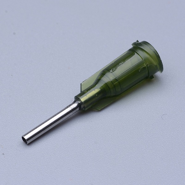 

PandaHall Plastic Fluid Precision Blunt Needle Dispense Tips, Dark Green, Lumen: 1.5mm, 30x7.5mm, External Dia: 2mm Plastic Green
