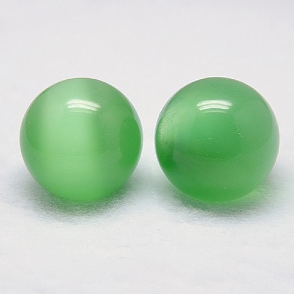 

PandaHall Cat Eye Sphere Ball Display Decoration, with Wood Base, Home Decoration, Dark Sea Green, 38~40mm, Display Bases For Gemstone...
