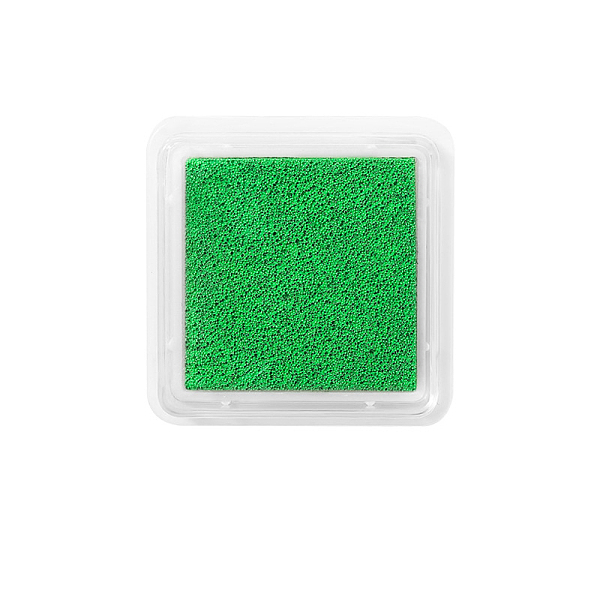 

PandaHall Plastic Craft Finger Ink Pad Stamps, for Kid DIY Paper Art Craft, Scrapbooking, Square, Lime Green, 30x30mm Plastic Square