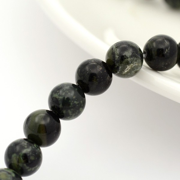

PandaHall Natural Kambaba Jasper Beads Strands, Round, 6mm, Hole: 1mm, about 31pcs/strand, 7.5 inch Kambaba Jasper Round
