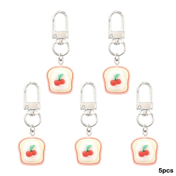 5Pcs Resin Pendant Decorations