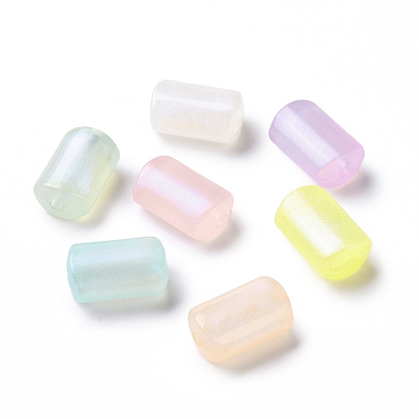 

PandaHall Luminous Acrylic Beads, Glitter Beads, Glow in the Dark, Rectangle, Mixed Color, 18.5x12x8.5mm, Hole: 2.8mm, about 320pcs/500g..., Multicolor