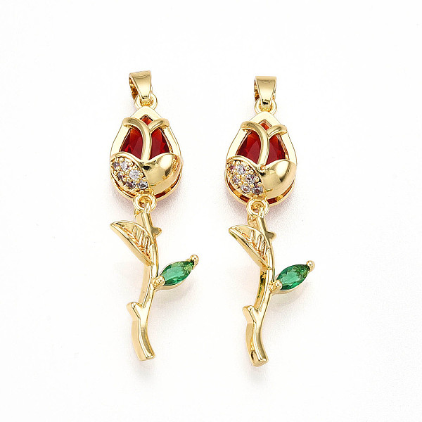 Brass Micro Pave Cu… - image