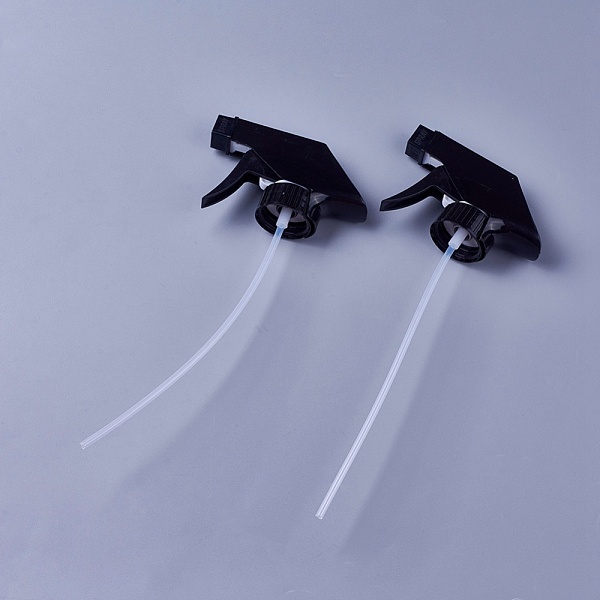 PandaHall Plastic Spray Head, Mist Spray & Stream Sprayer Replacement Trigger Spray Tops, Black, 22.3x9.5x3.1cm Plastic Others
