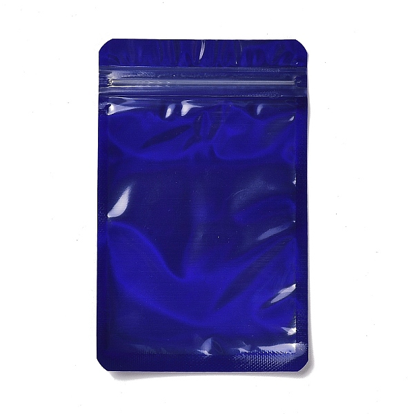 

PandaHall Plastic Packaging Yinyang Zip Lock Bags, Top Self Seal Pouches, Rectangle, Dark Blue, 12.2x8x0.02cm, Unilateral Thickness: 2.5 Mil...