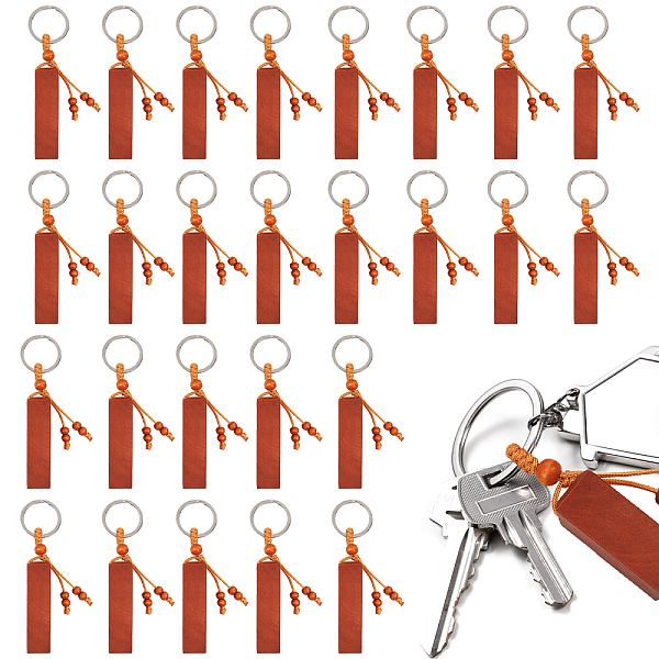 26Pcs Iron Key Ring Keychain